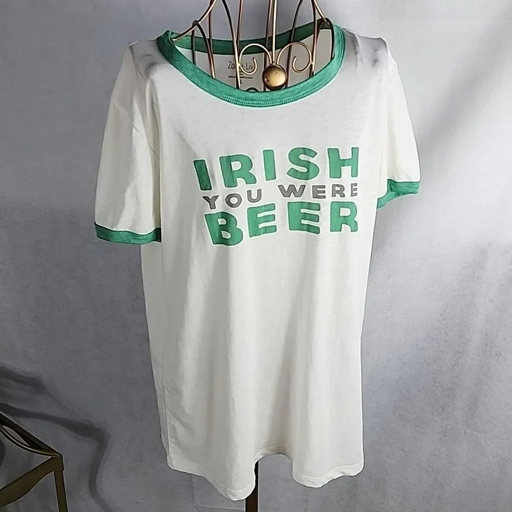 🍀 Irish You Were Beer St. Patrick's Day T~shirt